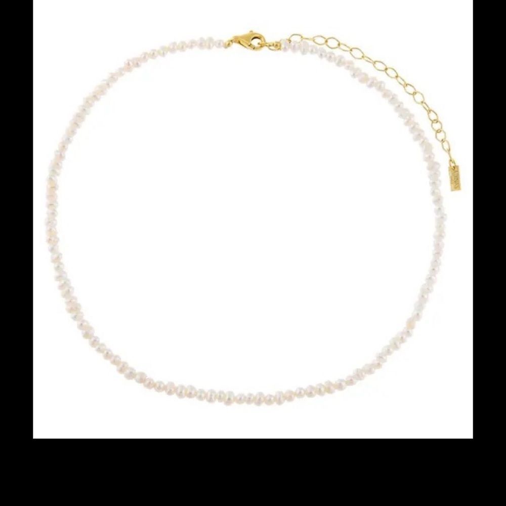 Adinas jewels tiny pearl 12”+4 necklace